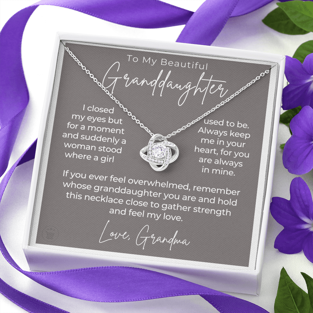 Granddaughter Gift | In My Heart Necklace 0544T6