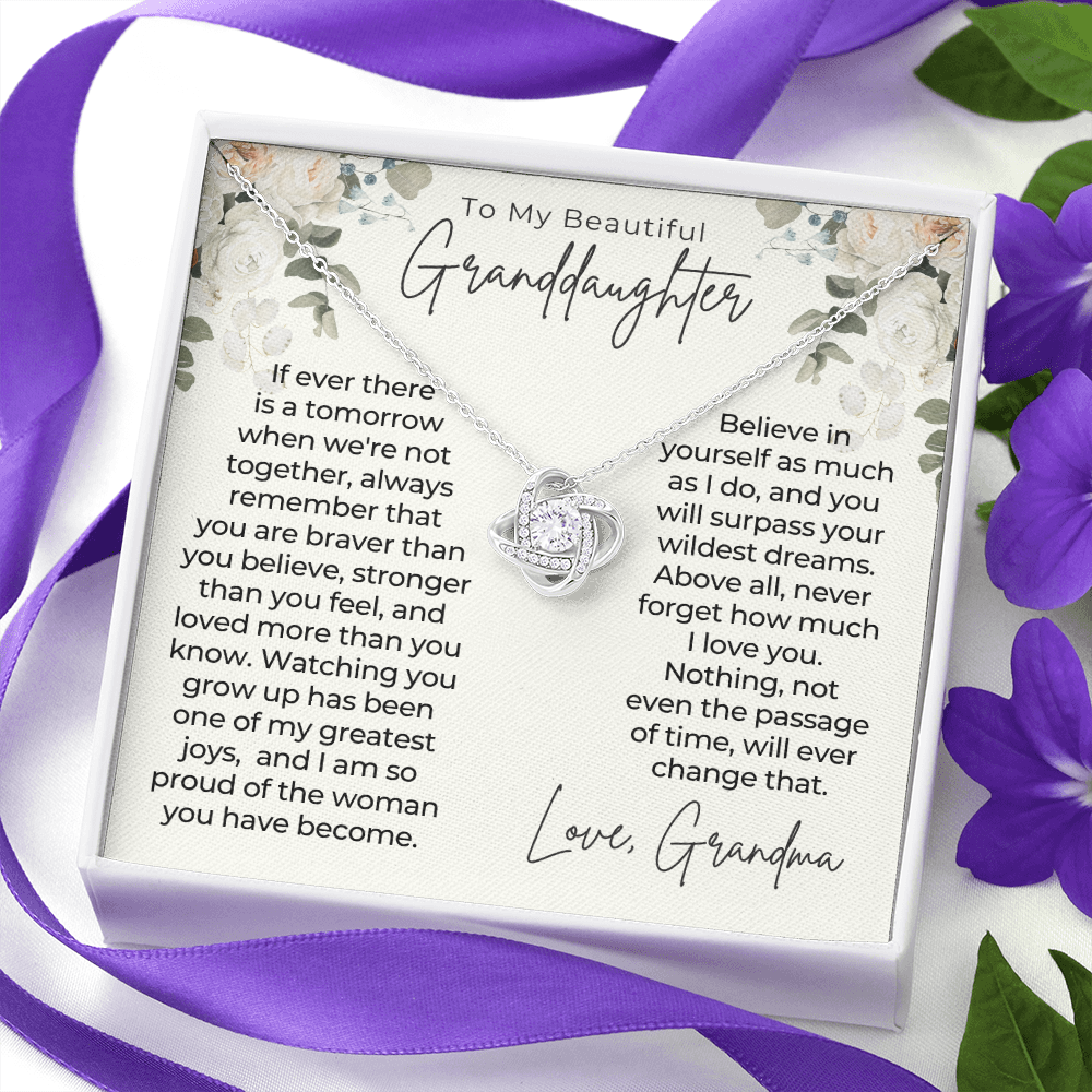 Granddaughter Gift | Believe Necklace 0547T9