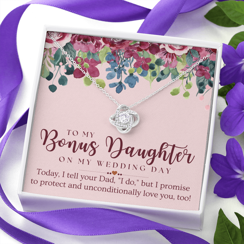 Stepdaughter Wedding Gift | Promise Necklace 0557T1
