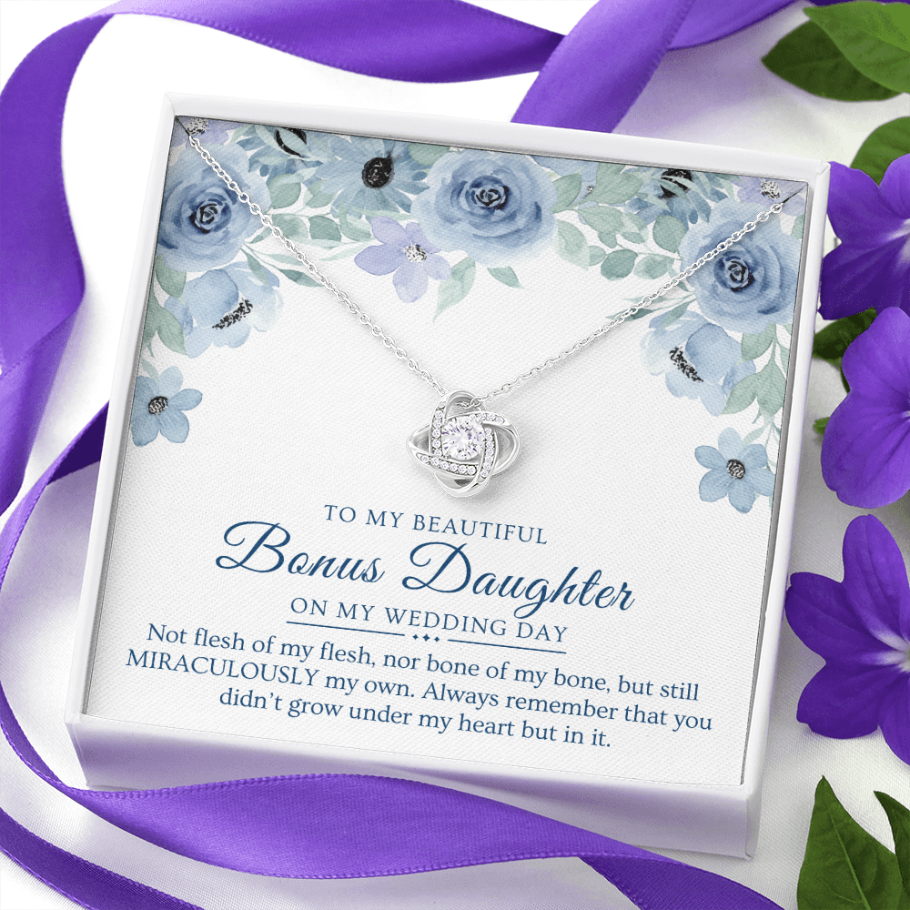 Stepdaughter Wedding Gift | In My Heart Necklace 0554T2