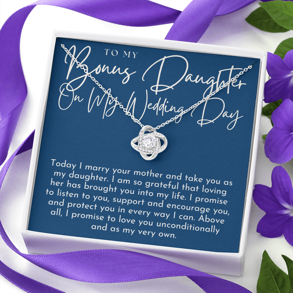 Stepdaughter Wedding Gift | Promise Necklace 0550T5