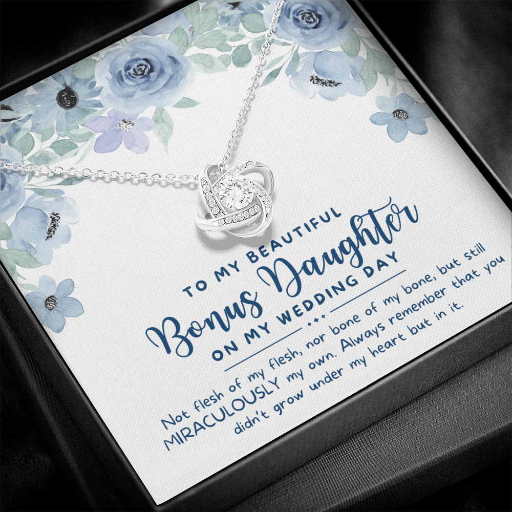 Stepdaughter Wedding Gift | In My Heart Necklace 0554T4