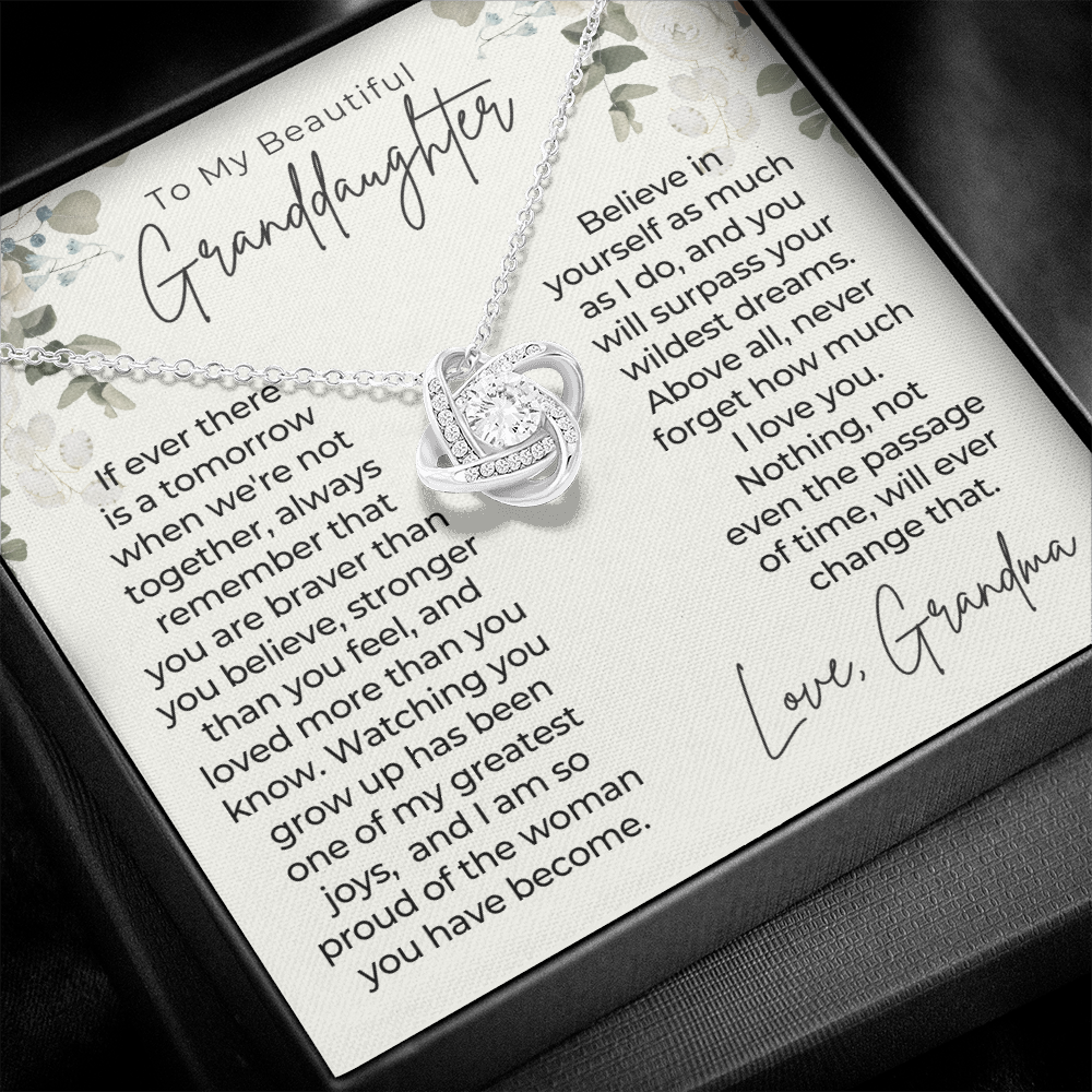 Granddaughter Gift | Believe Necklace 0547T9