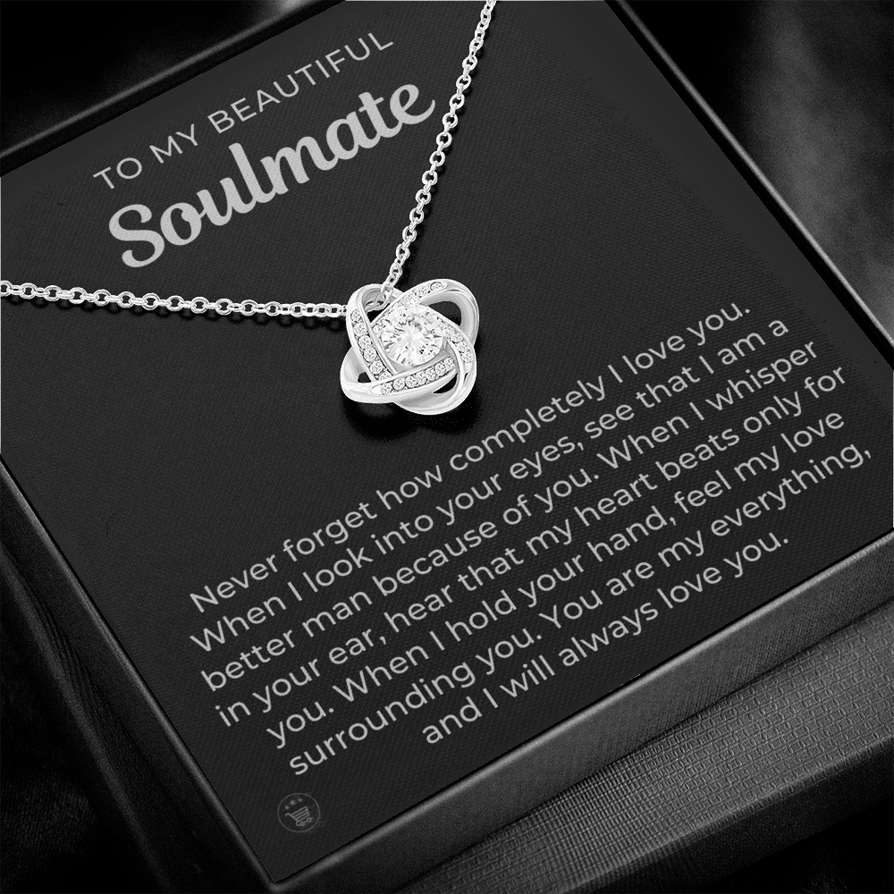 Gift For Wife, To My Soulmate | When I Necklace  0532T9