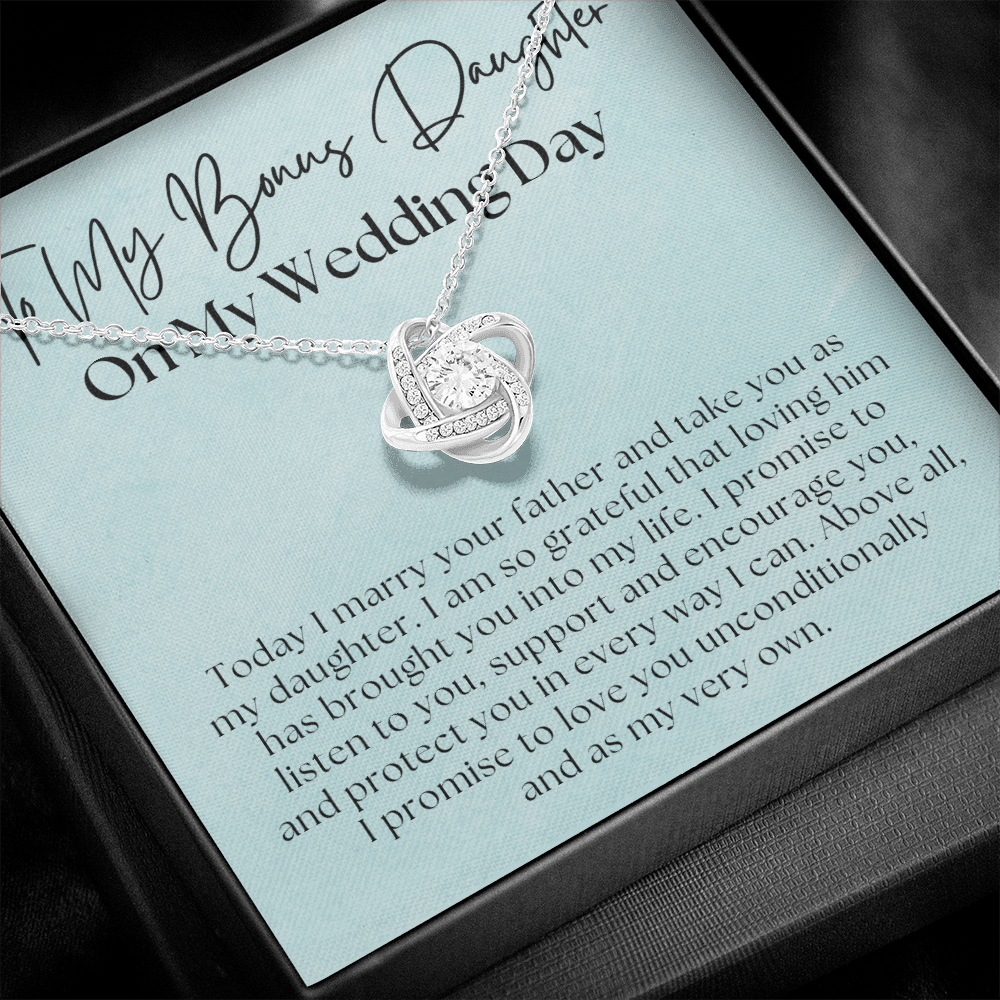 Stepdaughter Wedding Gift | Promise Necklace 0551T10