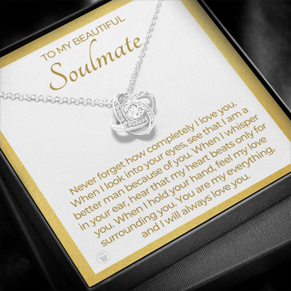 Gift For Wife, To My Soulmate | When I Necklace  0532T4