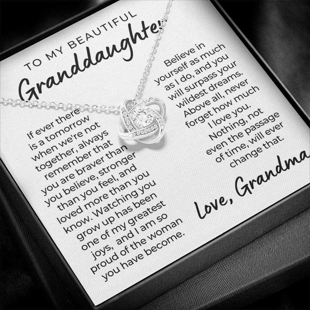 Granddaughter Gift | Believe Necklace 0547T2