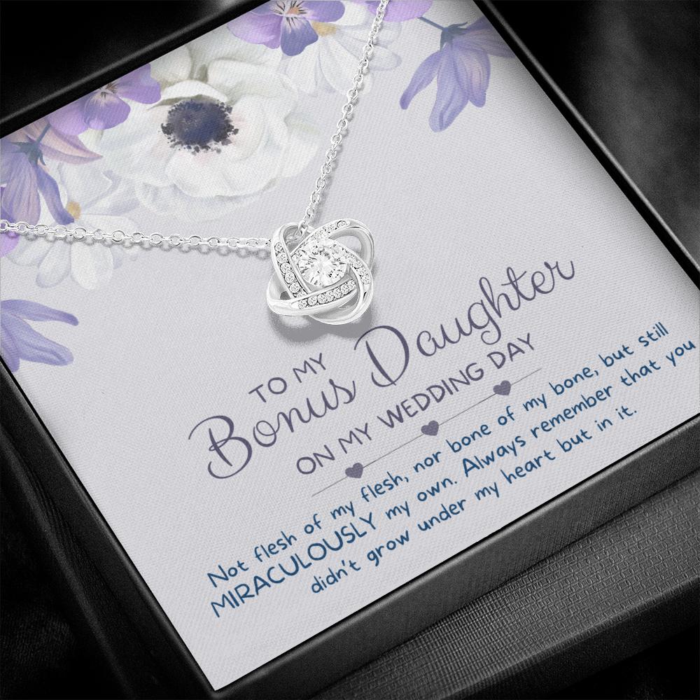 Stepdaughter Wedding Gift | In My Heart Necklace 0554T6