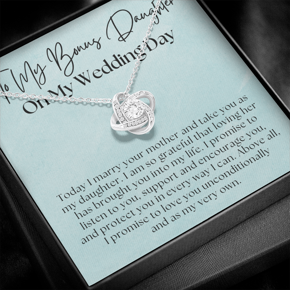 Stepdaughter Wedding Gift | Promise Necklace 0550T10