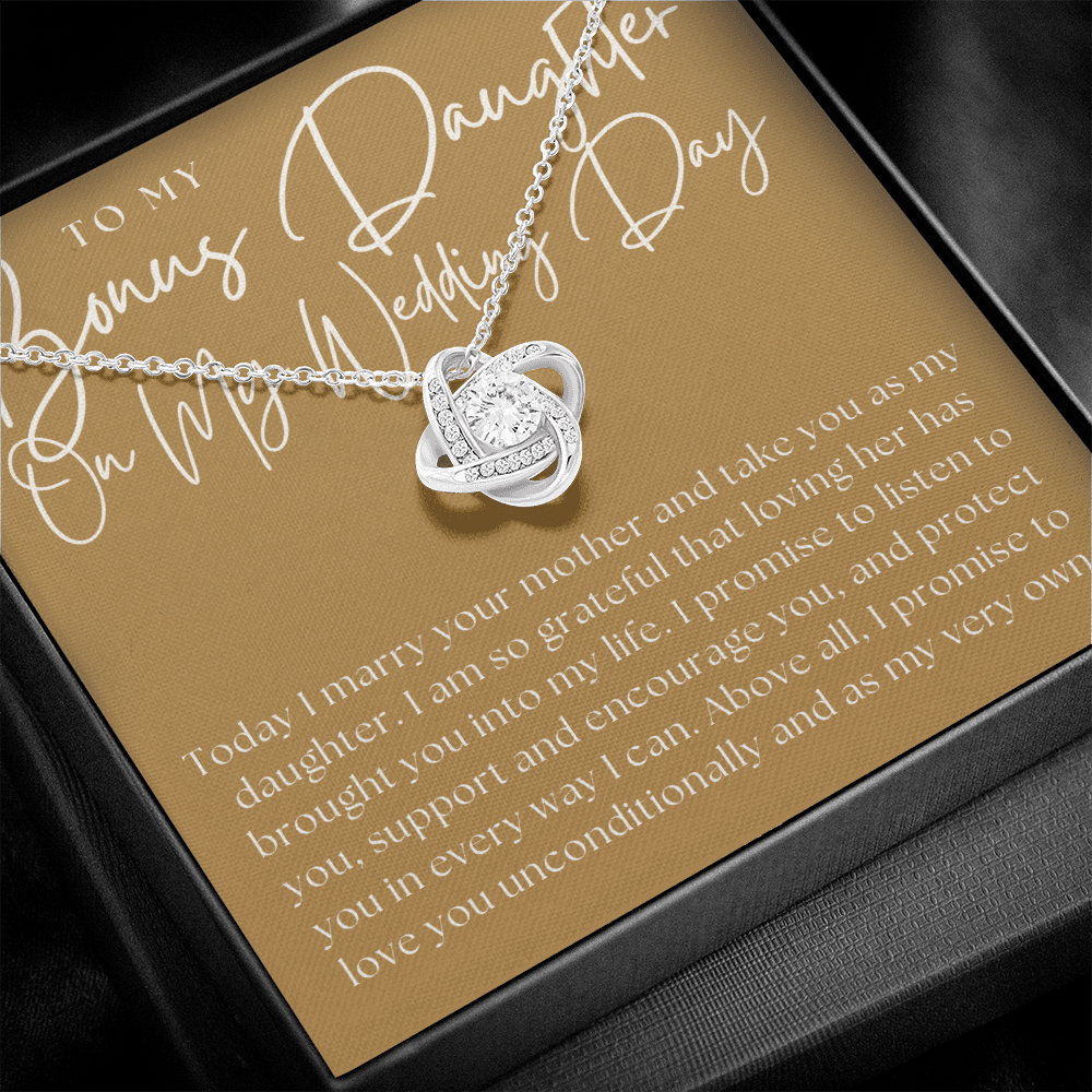Stepdaughter Wedding Gift | Promise Necklace 0550T7