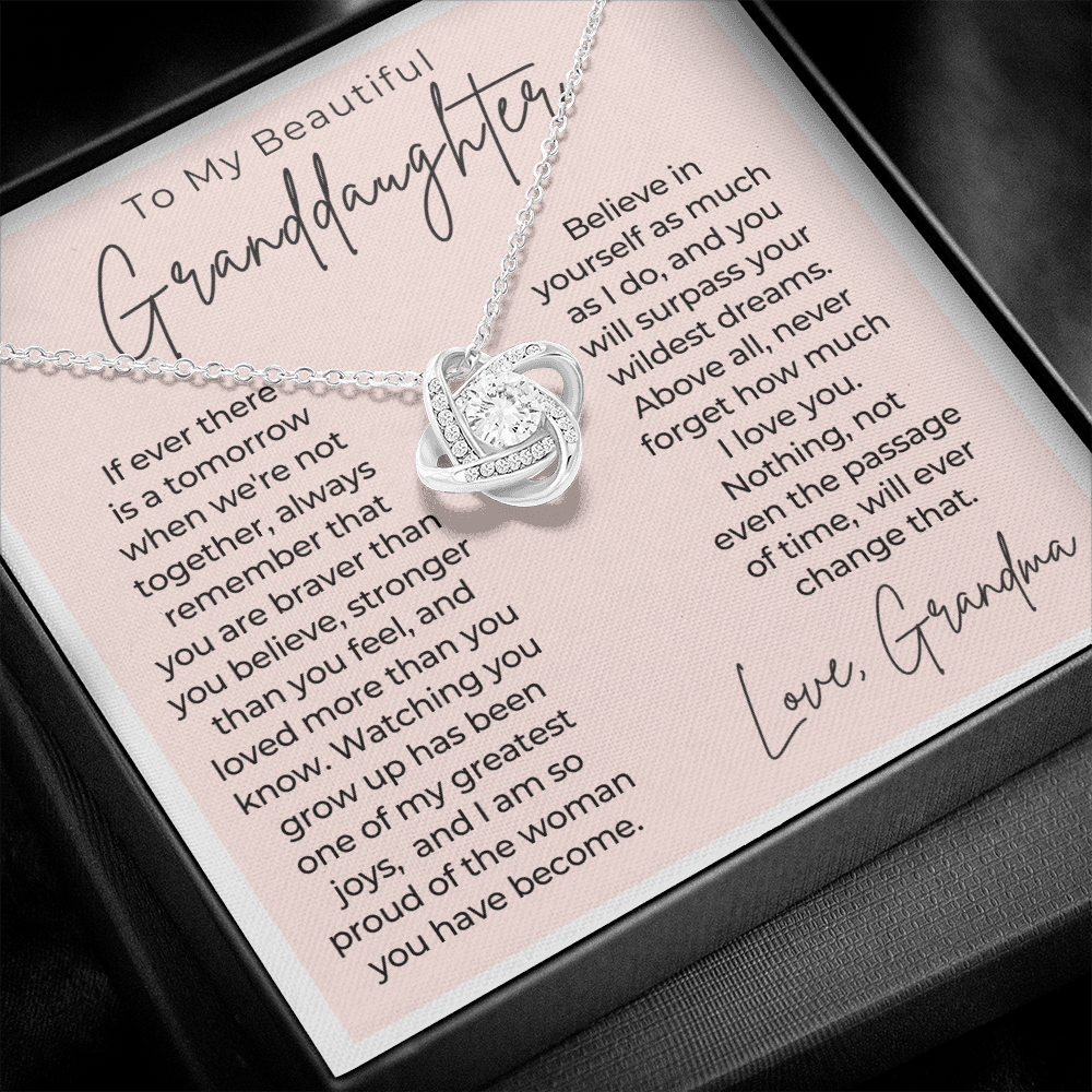 Granddaughter Gift | Believe Necklace 0547T4