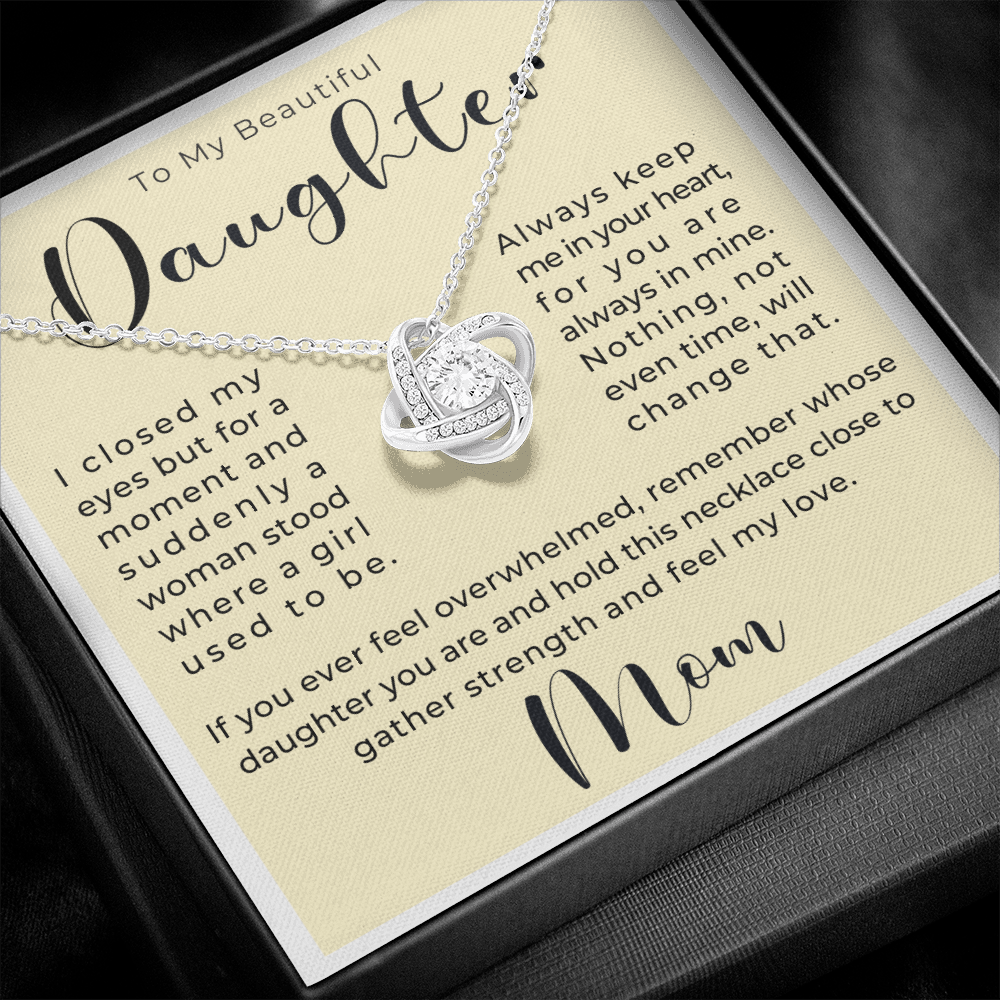 Daughter Gift From Mom | Keep Me Necklace 0580T4