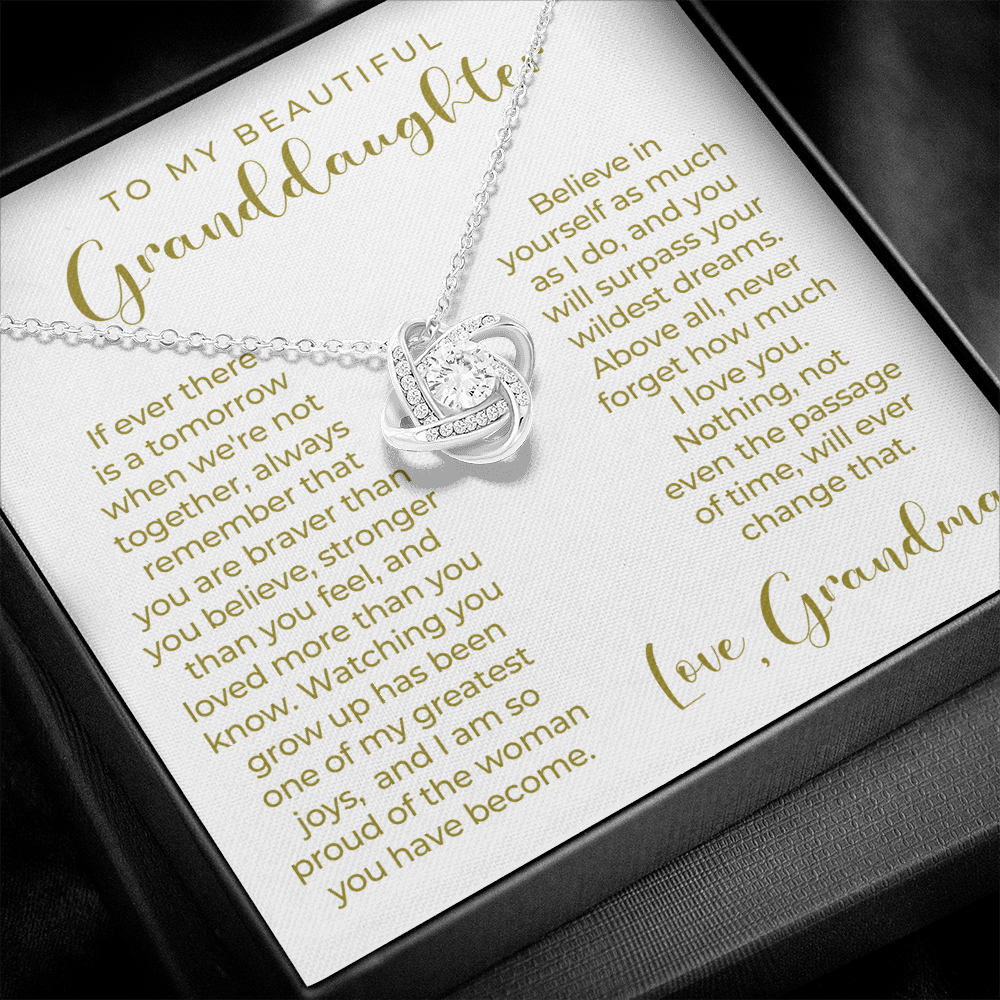 Granddaughter Gift | Believe Necklace 0547T1