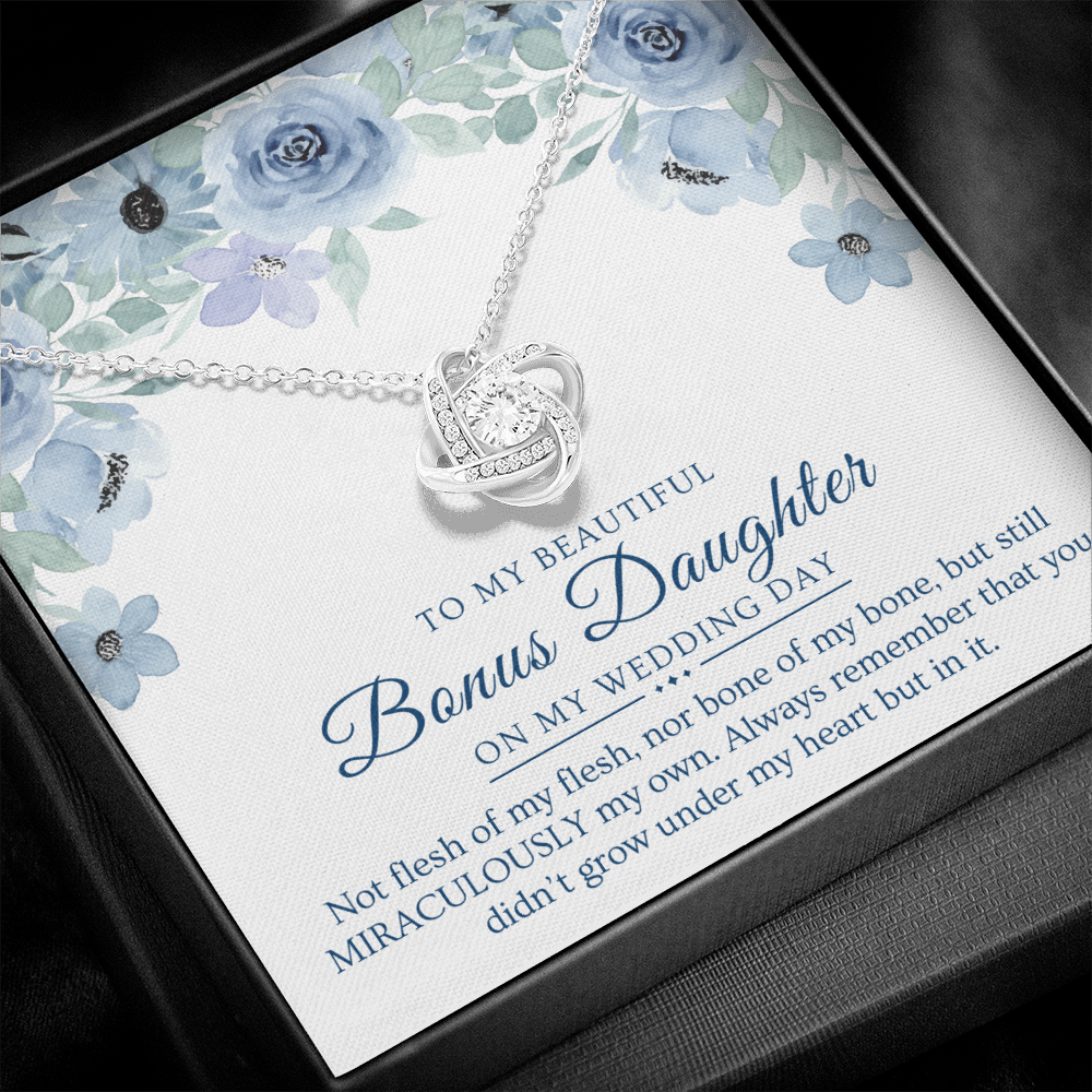 Stepdaughter Wedding Gift | In My Heart Necklace 0554T2