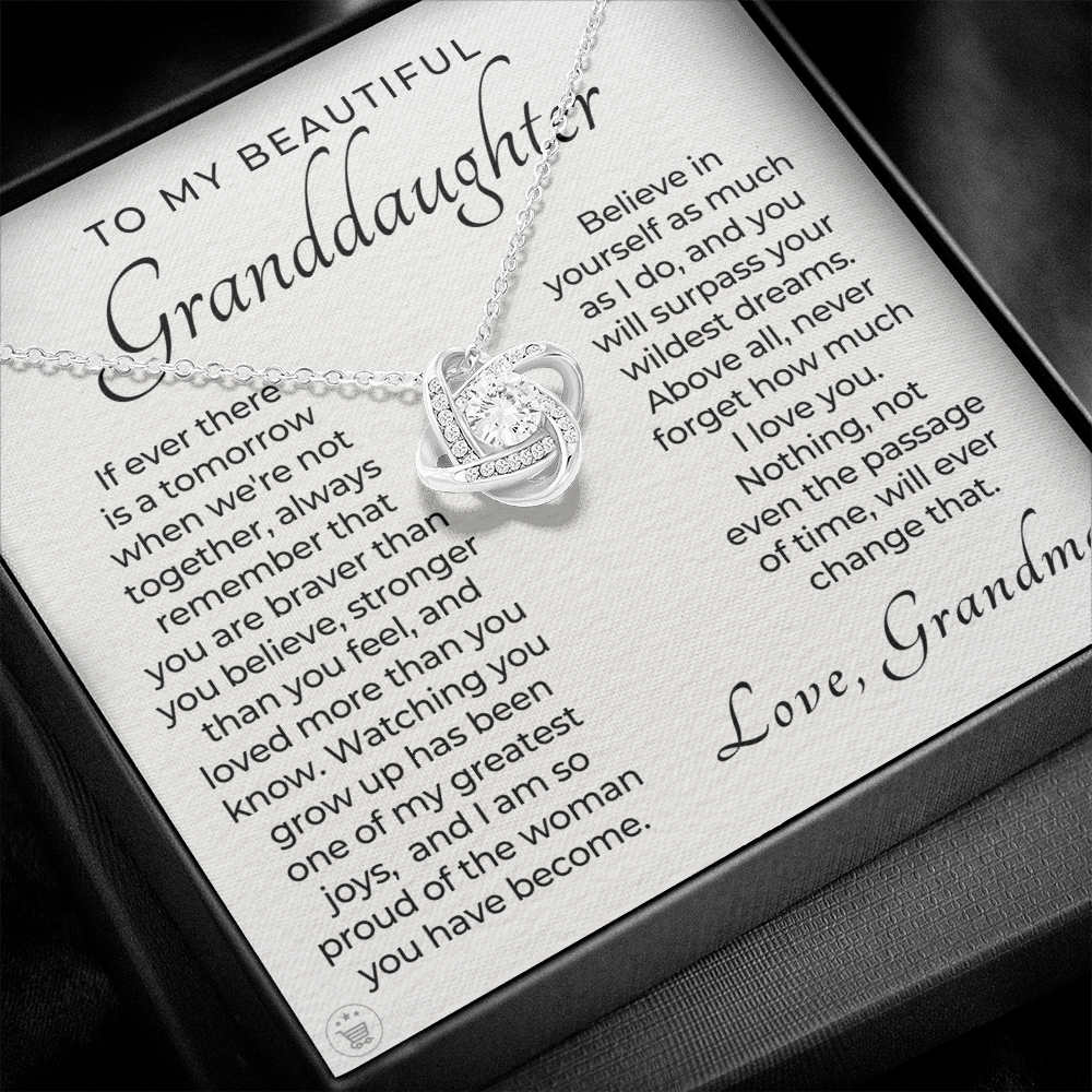Granddaughter Gift | Believe Necklace 0547T8