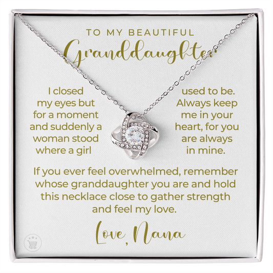 Granddaughter Gift | In My Heart Necklace 0545T1