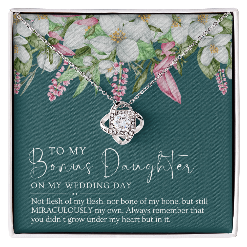 Stepdaughter Wedding Gift | In My Heart Necklace 0554T9