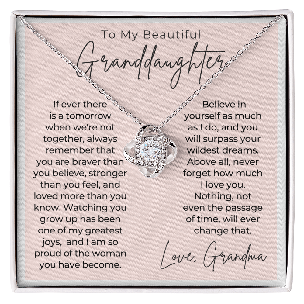 Granddaughter Gift | Believe Necklace 0547T4