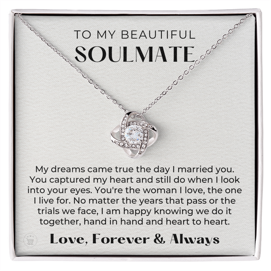Soulmate Gift | I Live For Necklace 0531T6