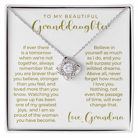 Granddaughter Gift | Believe Necklace 0547T1
