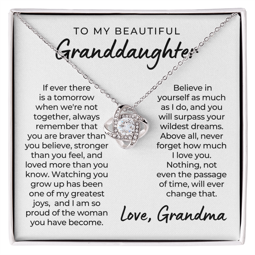 Granddaughter Gift | Believe Necklace 0547T2