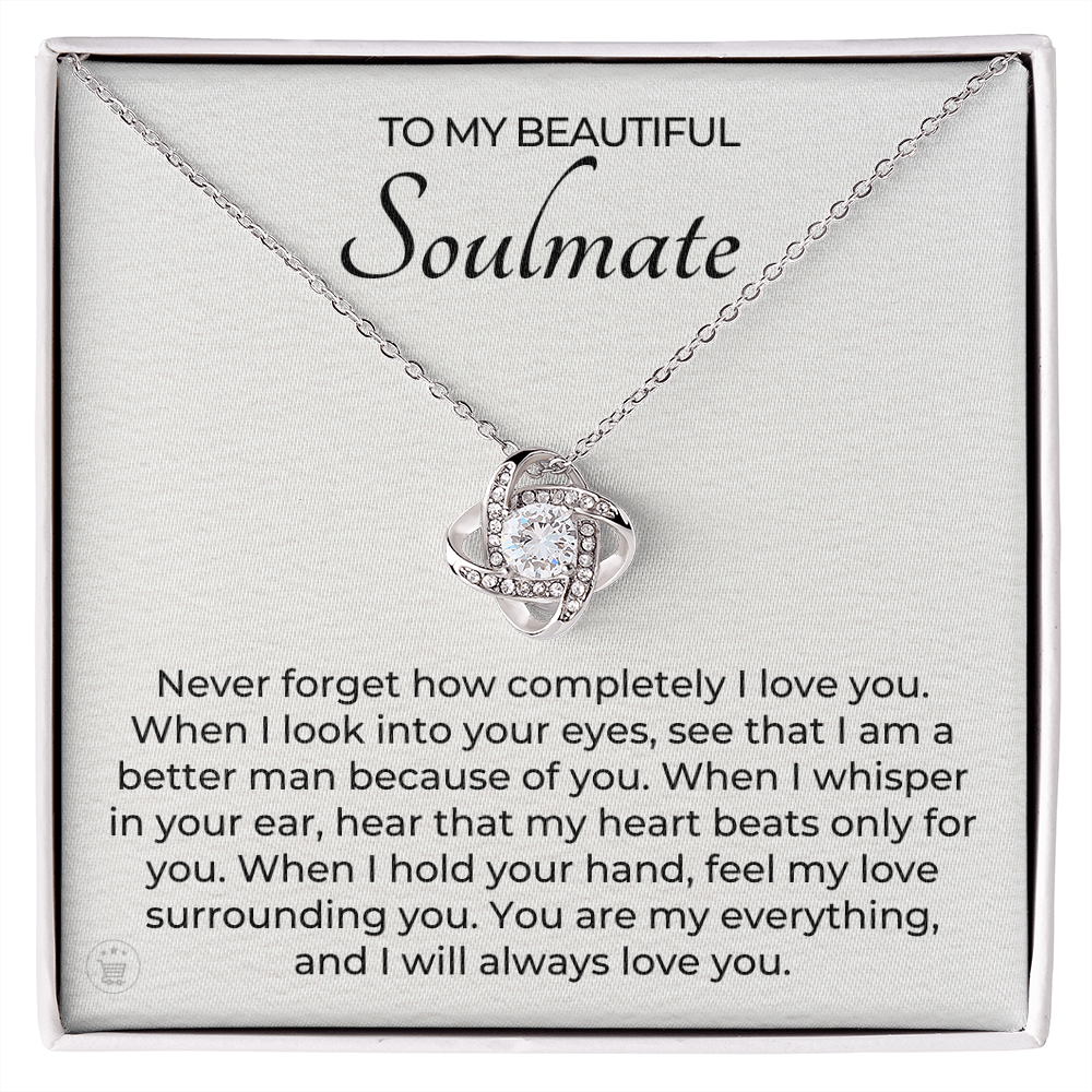 Gift For Wife, To My Soulmate | When I Necklace  0532T1
