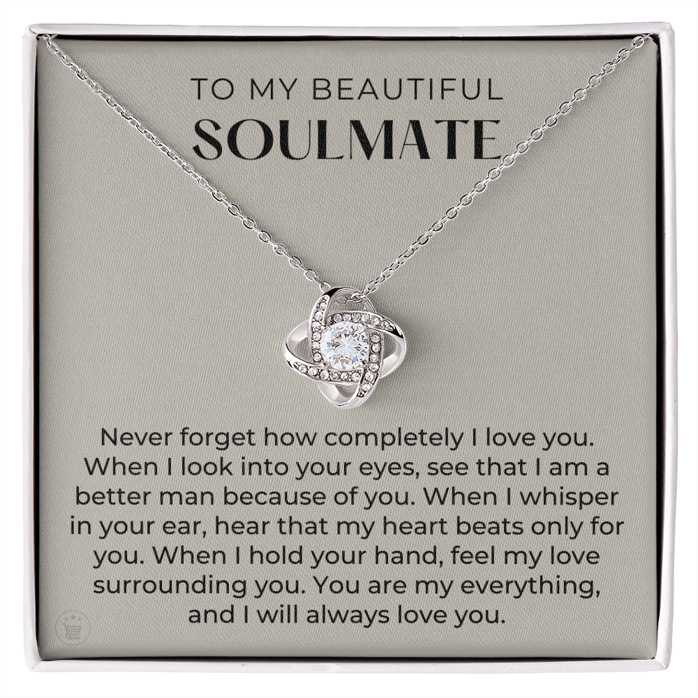 Gift For Wife, To My Soulmate | When I Necklace  0532T3