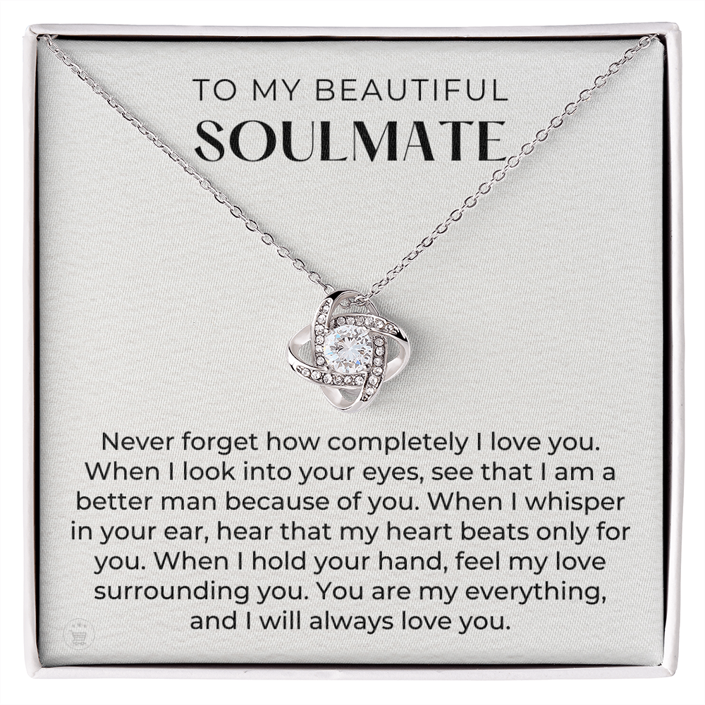 Gift For Wife, To My Soulmate | When I Necklace  0532T6