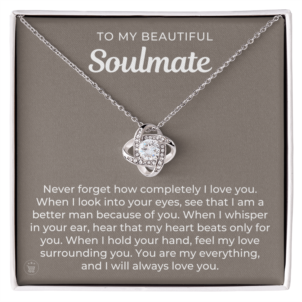 Gift For Wife, To My Soulmate | When I Necklace  0532T2