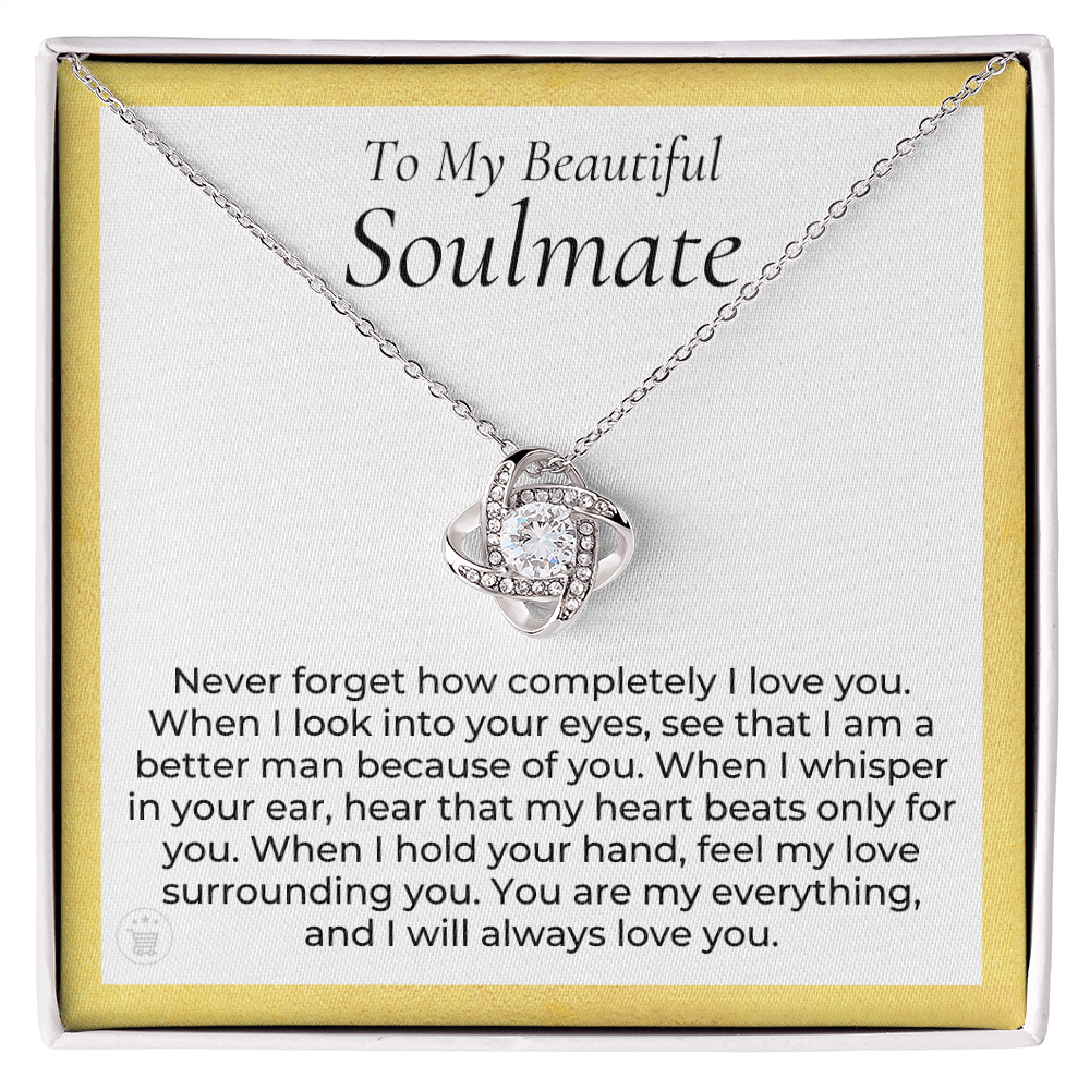 Gift For Wife, To My Soulmate | When I Necklace  0532T7