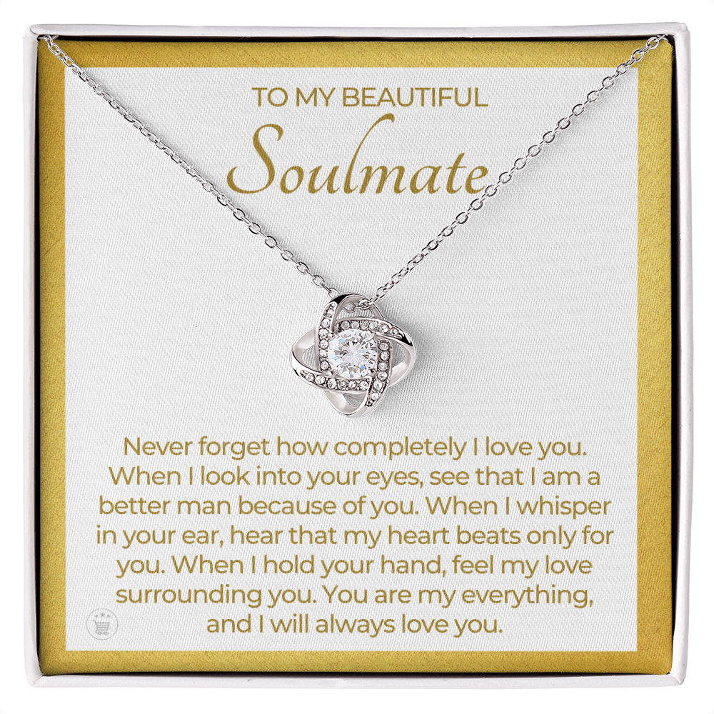 Gift For Wife, To My Soulmate | When I Necklace  0532T4