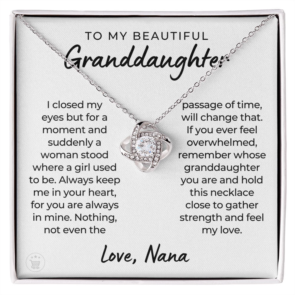 Granddaughter Gift | In My Heart Necklace 0545T2