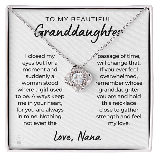 Granddaughter Gift | In My Heart Necklace 0545T2