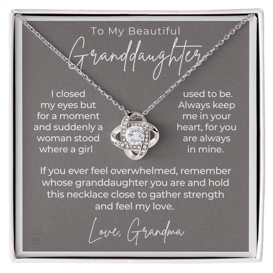 Granddaughter Gift | In My Heart Necklace 0544T6