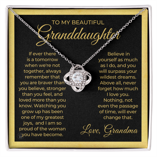 Granddaughter Gift | Believe Necklace 0547T15