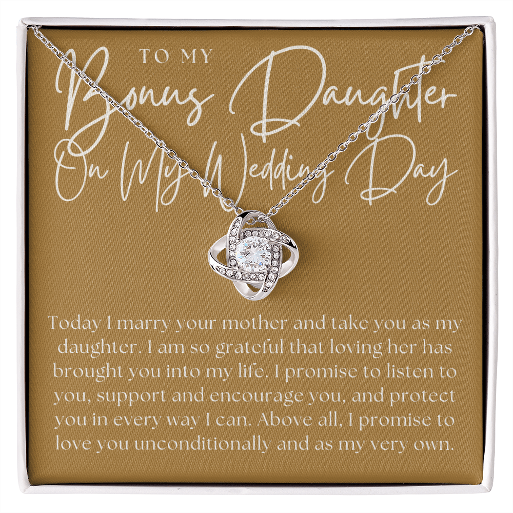 Stepdaughter Wedding Gift | Promise Necklace 0550T7