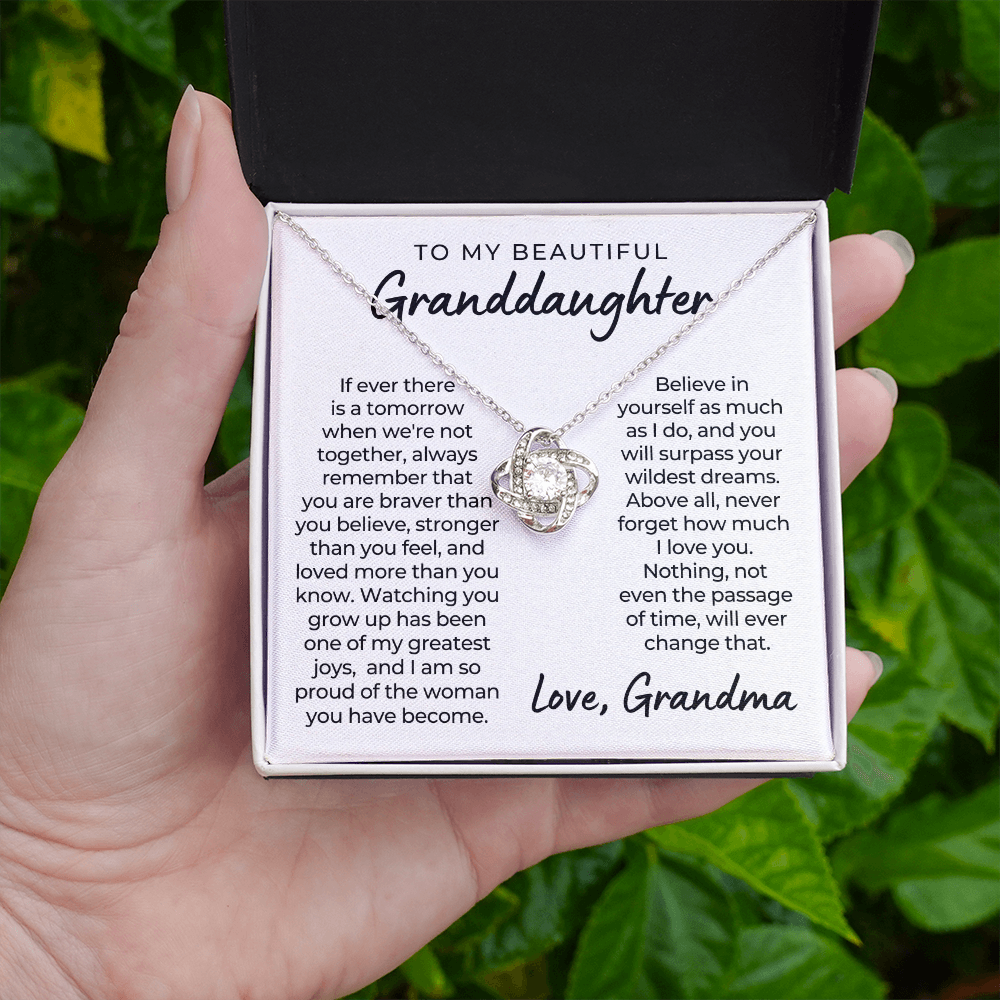 Granddaughter Gift | Believe Necklace 0547T2