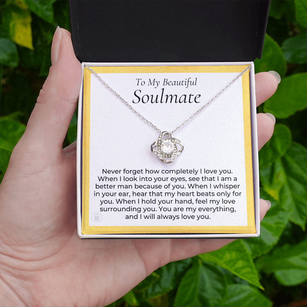 Gift For Wife, To My Soulmate | When I Necklace  0532T7