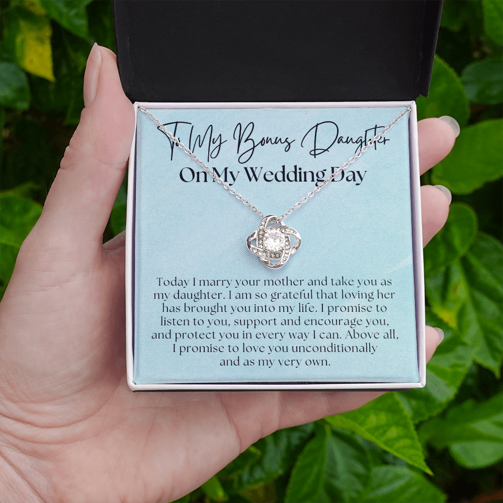 Stepdaughter Wedding Gift | Promise Necklace 0550T10
