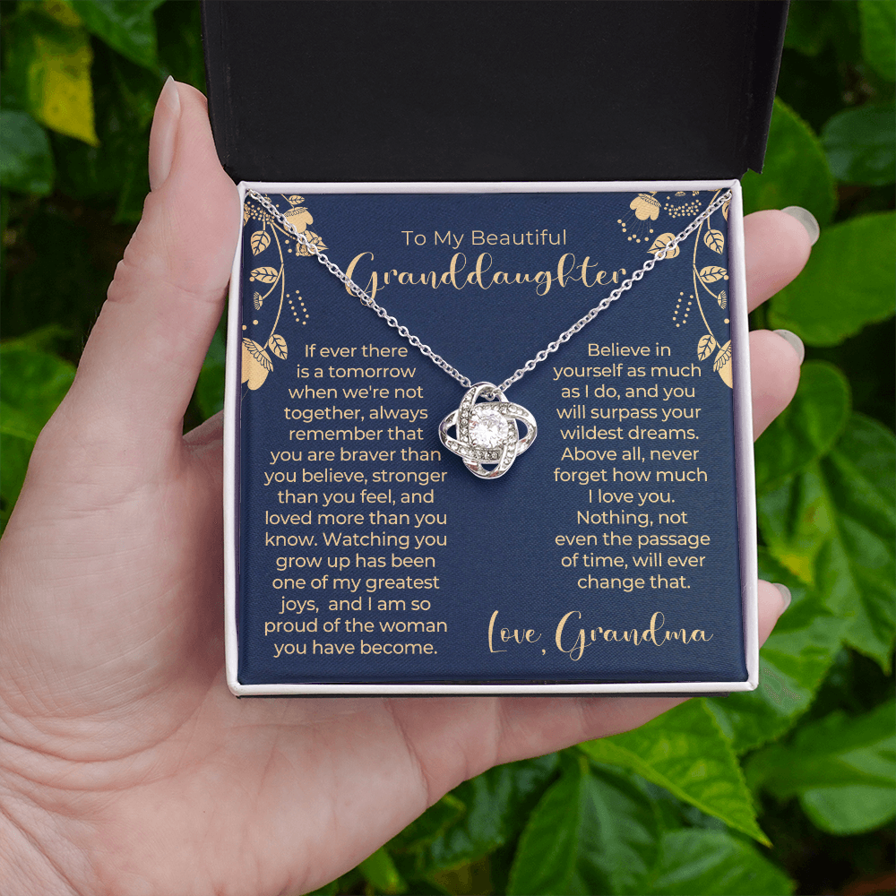 Granddaughter Gift | Believe Necklace 0547T13