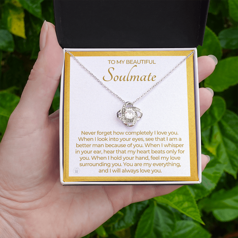 Gift For Wife, To My Soulmate | When I Necklace  0532T4