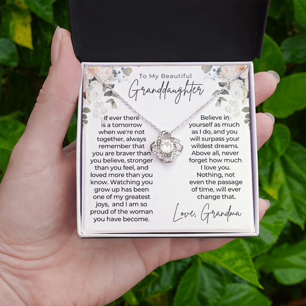 Granddaughter Gift | Believe Necklace 0547T9