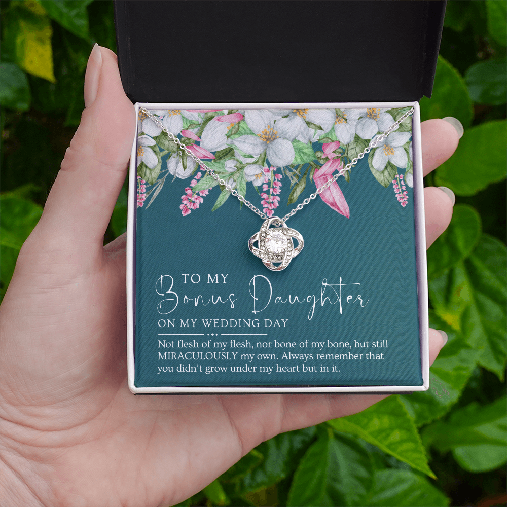Stepdaughter Wedding Gift | In My Heart Necklace 0554T9