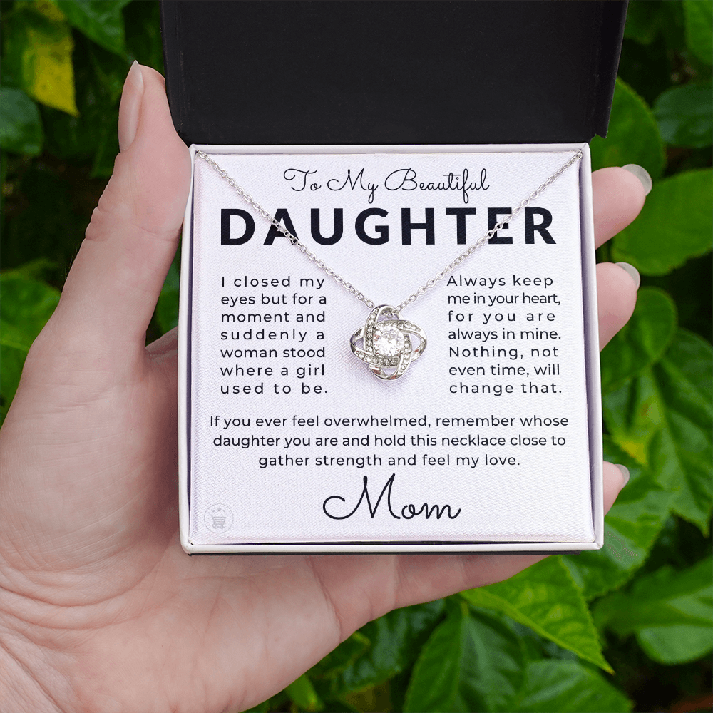 Daughter Gift From Mom | Keep Me Necklace 0580T2