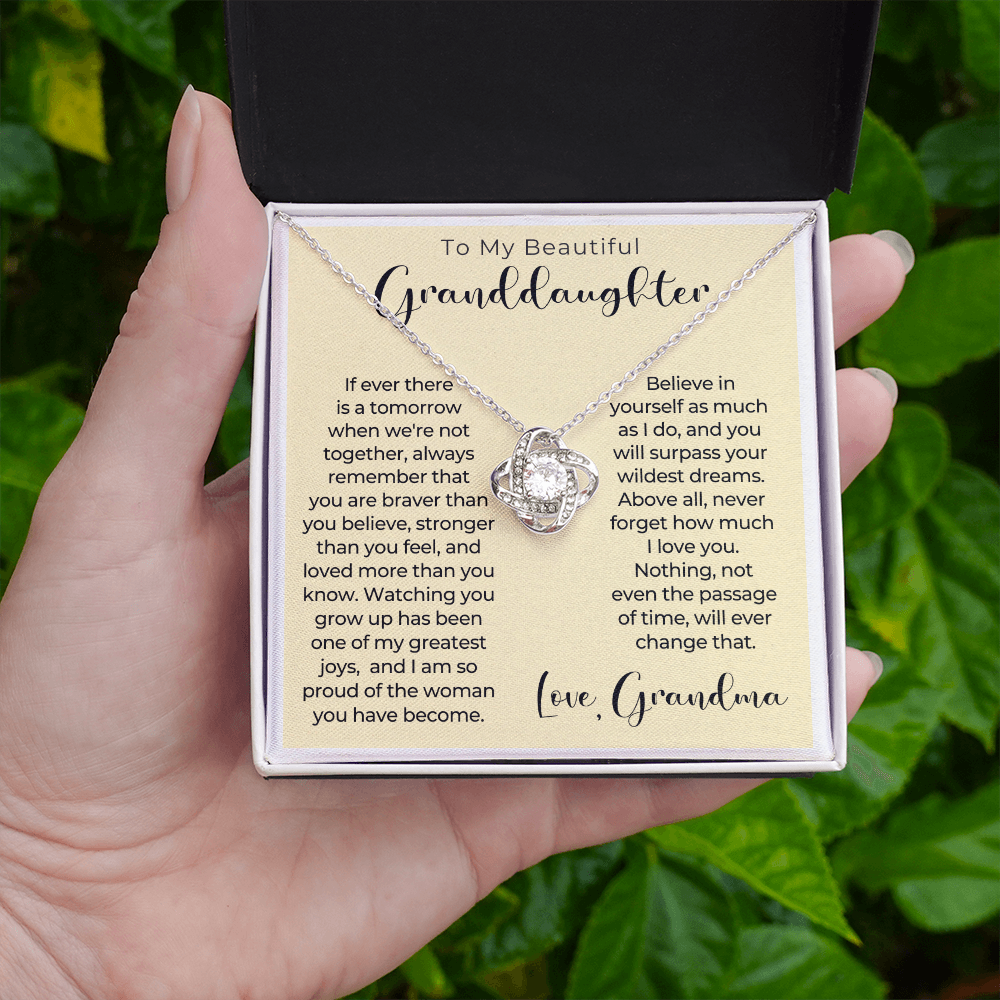 Granddaughter Gift | Believe Necklace 0547T6