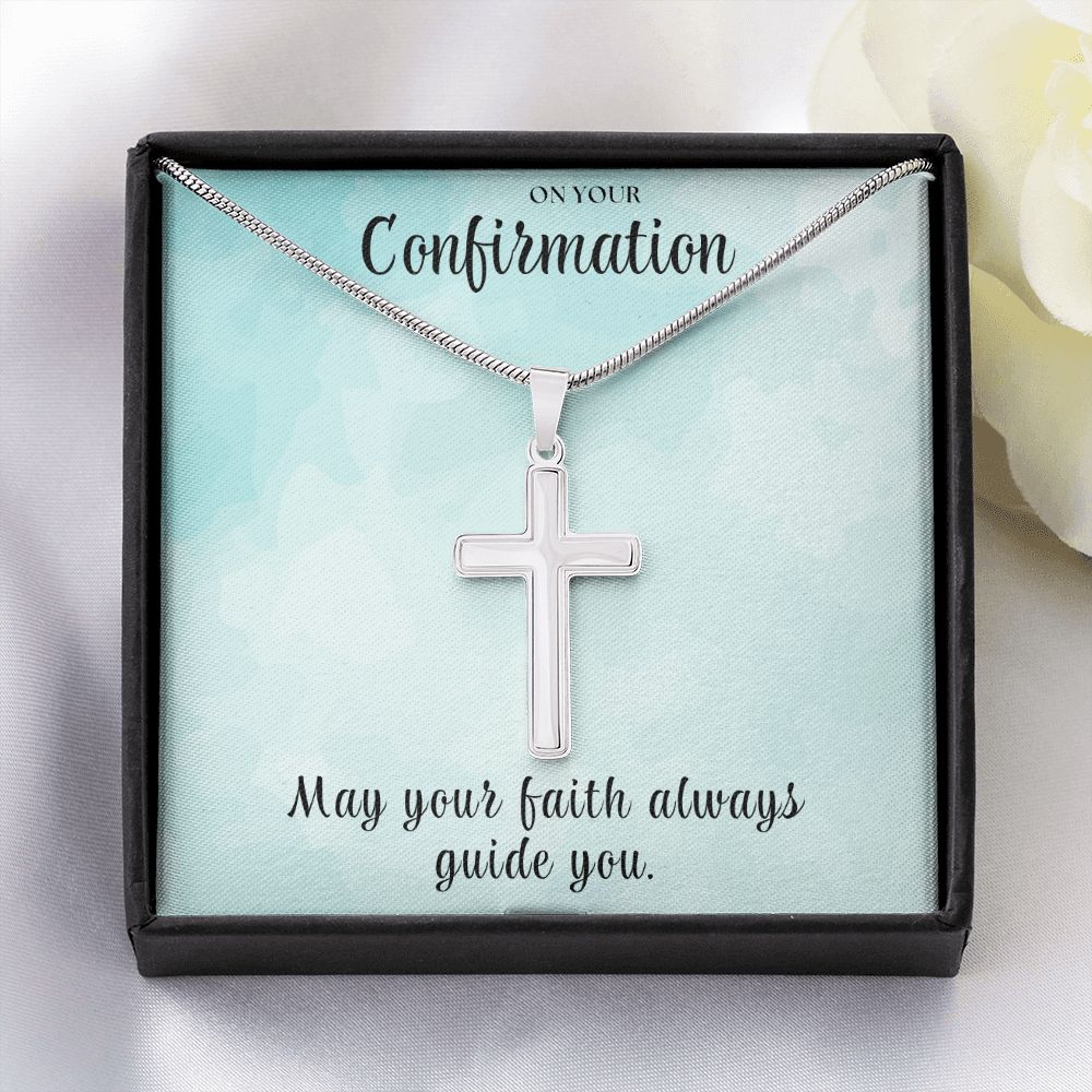 Christian Gift For Her | Faith Cross Necklace 0808SSCN