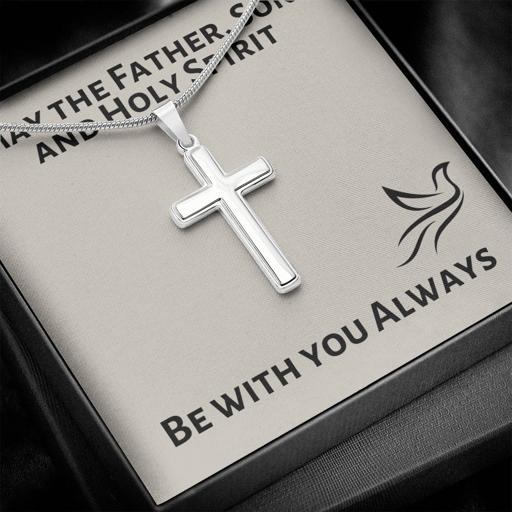 Christian Gift For Her | Cross Necklace 0825T2SSCN