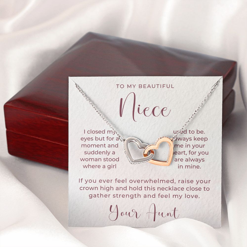 Niece Gift From Aunt | In My Heart Necklace 0632T16