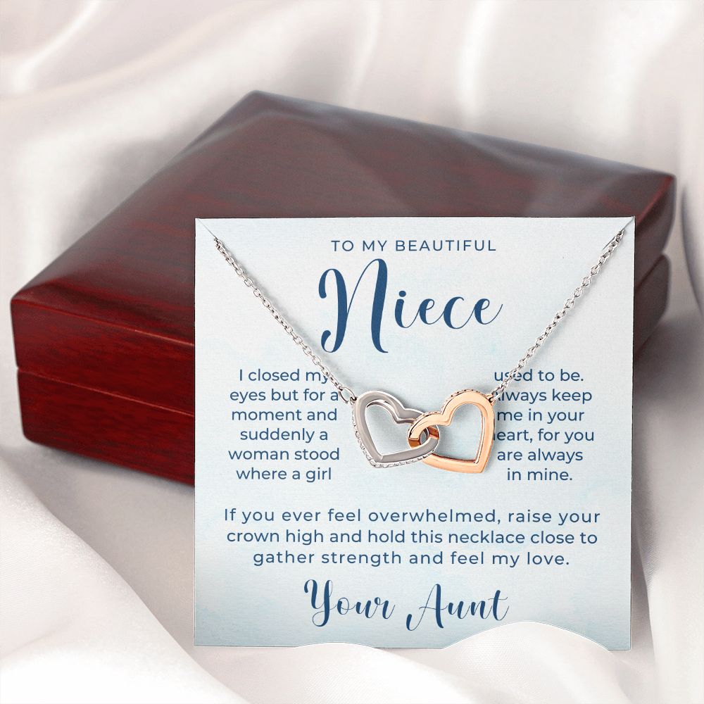 Niece Gift From Aunt | In My Heart Necklace 0632T15