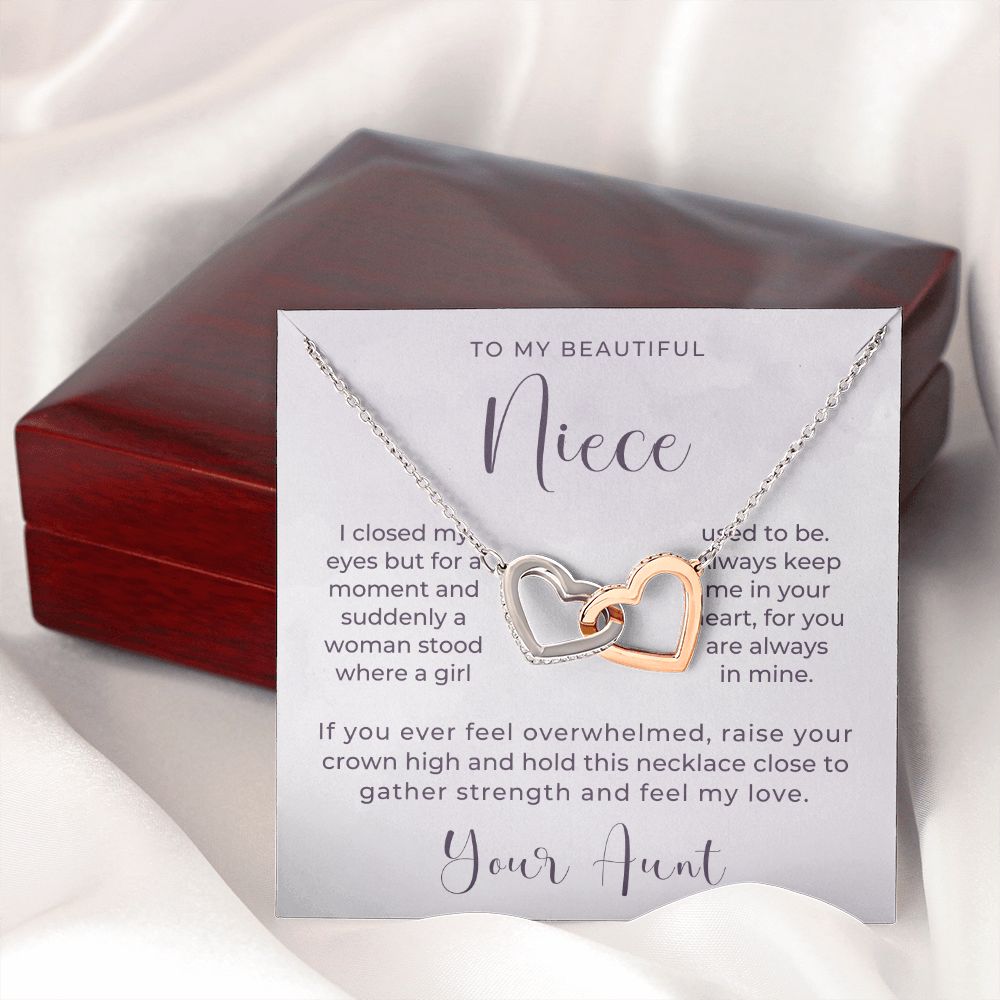 Niece Gift From Aunt | In My Heart Necklace 0632T17